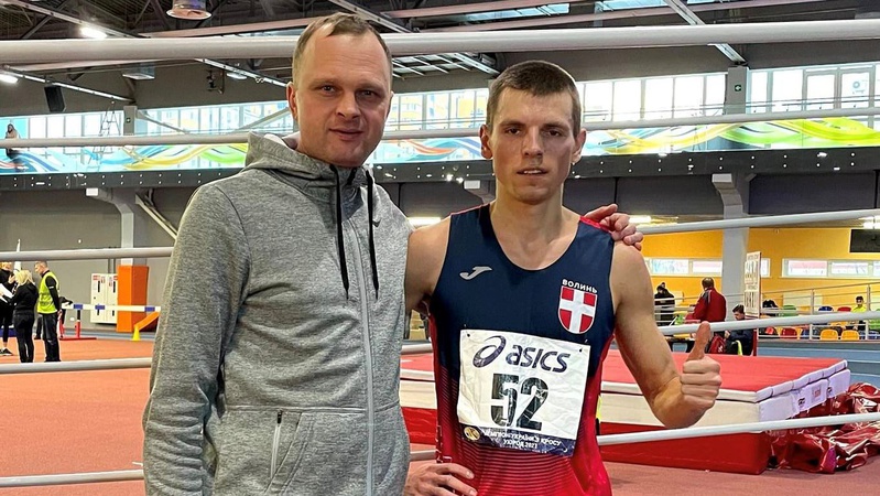 Спортсмен з Волині здобув «срібло» на Кубку України з легкої атлетики