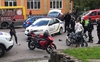 Погоня за злочинцем: як у Луцьку зіткнулися патрульні та мотоцикліст. ВІДЕО
