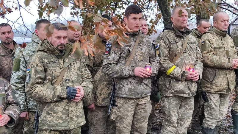 Бійці волинської бригади вшанували пам’ять померлих від сталінського терору українців