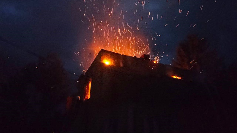 Під час пожежі на Волині вогнеборці виявили загиблу людину