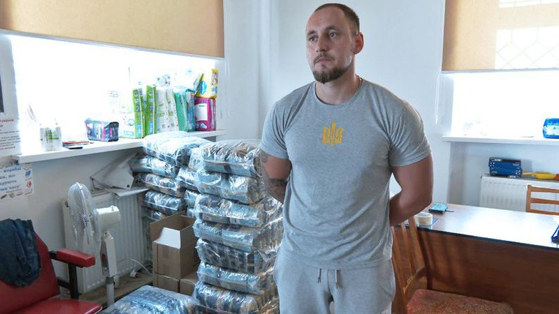 У гуманітарному хабі в Луцьку допомагають переселенцям із Луганщини
