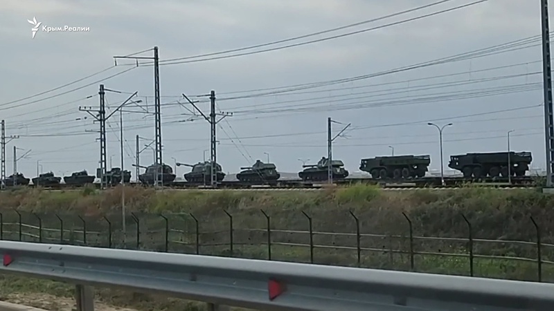 До окупованого Криму їде ешелон із важкою технікою армії РФ, – ЗМІ