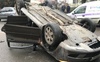 У Луцьку на Львівській сталася аварія: авто перекинулося на дах. ФОТО