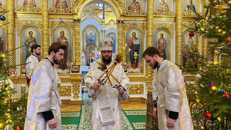 Очільник УПЦ МП митрополит Онуфрій відвідав Зимненський монастир на Волині