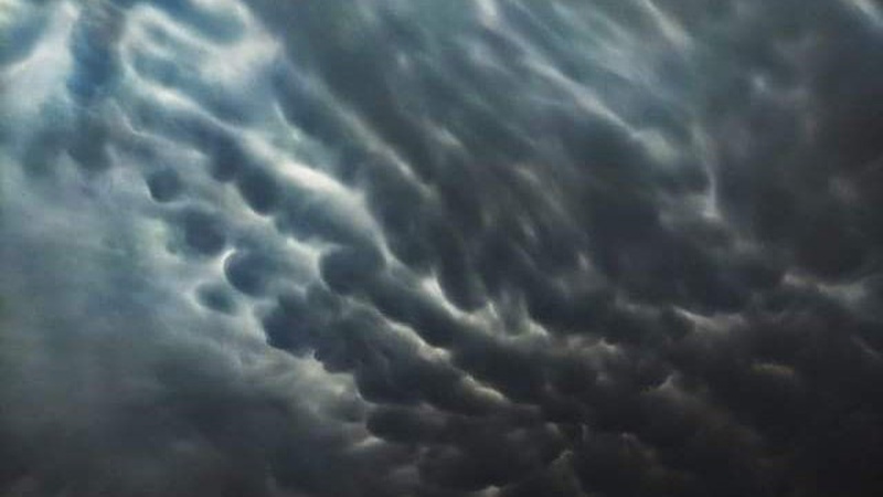 Над Волині зафіксували рідкісні хмари Mammatus. ФОТО