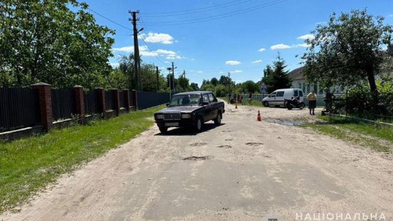 На Волині неповнолітній водій автівки збив 15-річного мотоцикліста