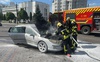 На Київському майдані у Луцьку загорівся автомобіль