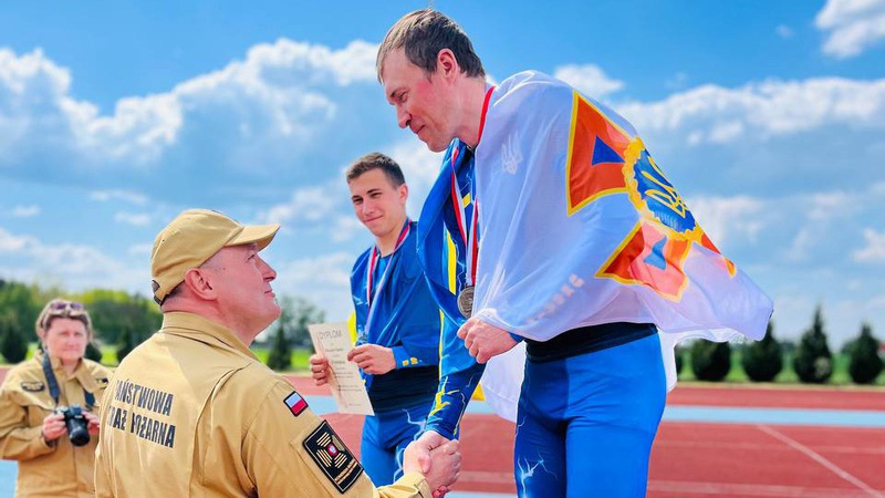 Волинський рятувальник виборов золото на  міжнародних змаганнях з пожежно-прикладного спорту