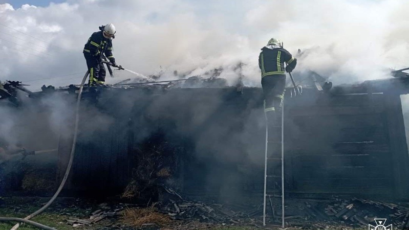 За тиждень волинські рятувальники ліквідували 15 пожеж