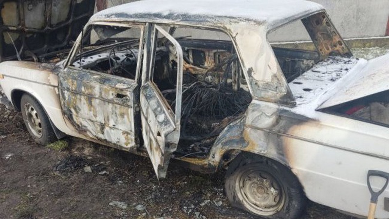 18-річний ковельчанин вкрав і спалив авто. ФОТО