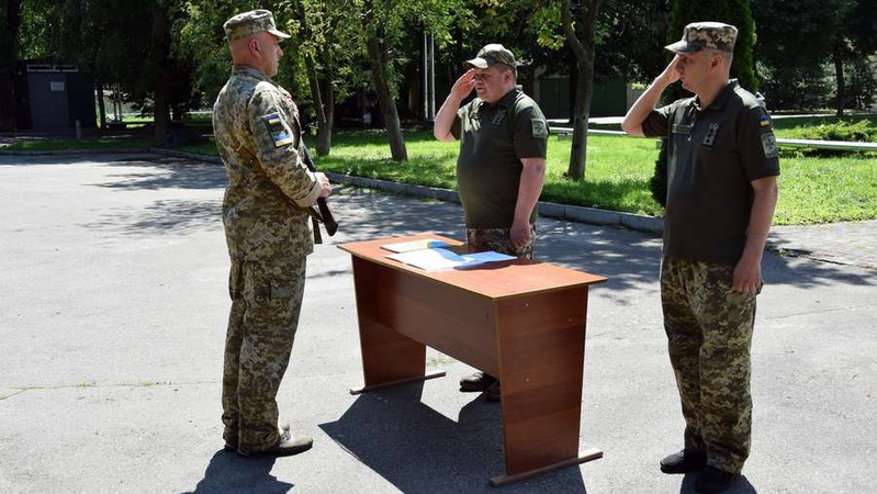 У Луцьку мобілізовані прикордонники склали присягу на вірність Україні