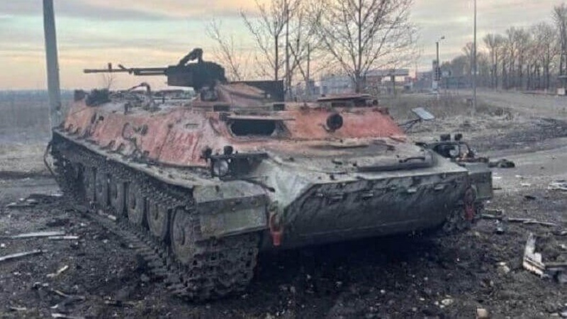 Українська армія під Києвом знищила 5 ворожих танків