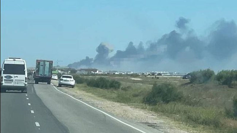 У Криму лунають вибухи з боку авіабази в Новофедорівці