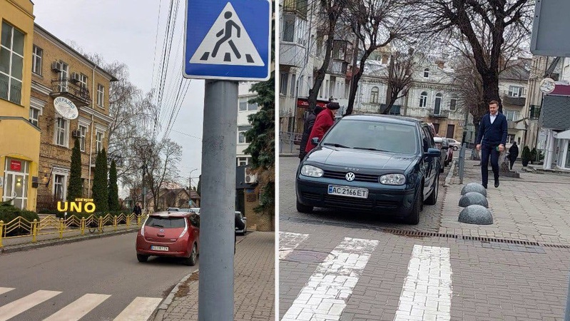У Луцьку покарали чергових водіїв за неправильне паркування