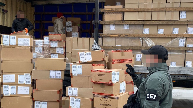 На «Ягодині» СБУ викрила контрабандний товар під виглядом гуманітарної допомоги