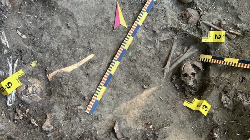 Археологи на Тернопільщині знайшли поховання жертв Волинської трагедії