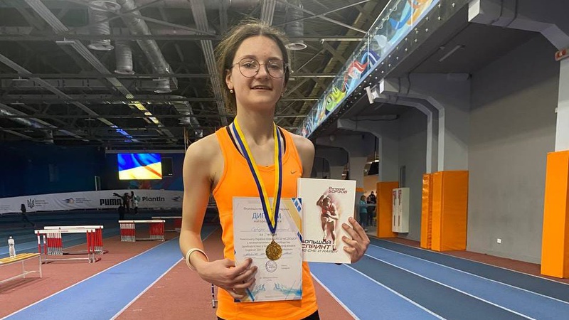 Юна рожищанка стала чемпіонкою України з легкоатлетичного двоборства