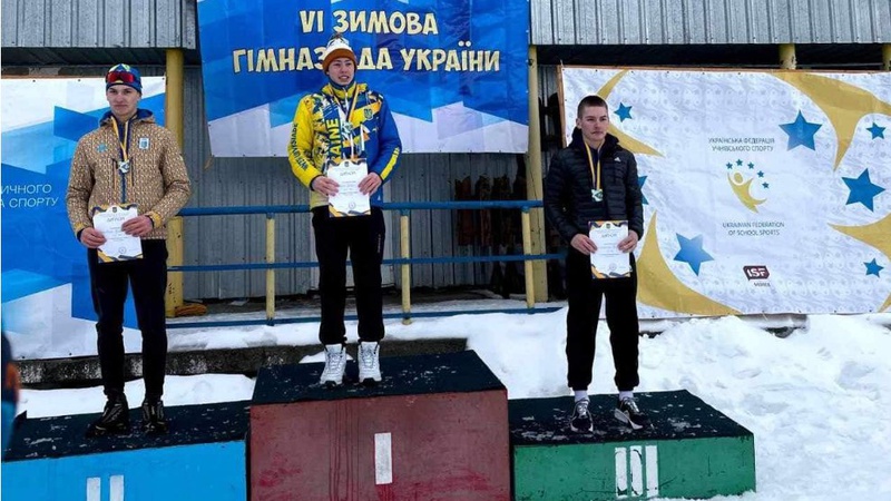 Юний біатлоніст з Волині став бронзовим призером лижних змагань