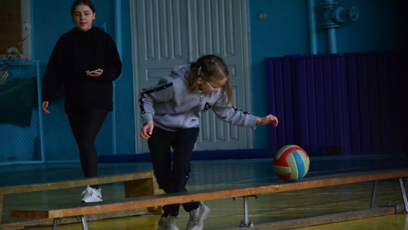 У ВНУ організовують спортивні заняття для дітей-біженців