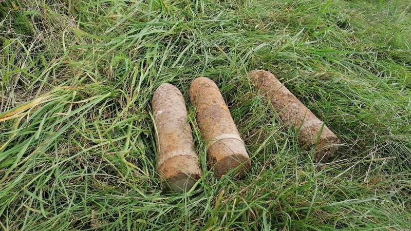 На Волині люди знайшли артснаряди, мінометну міну та авіаційну бомбу часів минулої війни