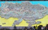 Найбільшу мапу України на Одещині виклали з великодніх пасок для ЗСУ