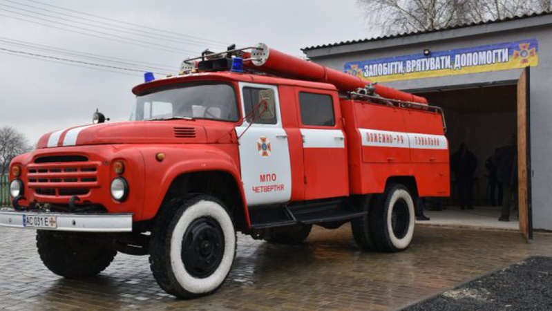 На Волині відкрили 102-ий підрозділ місцевої пожежної охорони. ФОТО