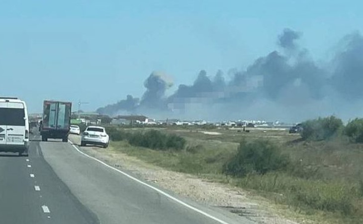 У Криму лунають вибухи з боку авіабази в Новофедорівці