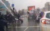 Момент наїзду на людей на переході біля «Там-Таму» в Луцьку. ВІДЕО 18+