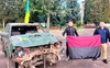У Рожищі поставили розбите авто військових з Куп‘янська: збирають гроші на нове